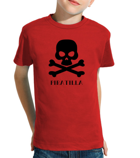 T-shirt bambino manica corta piratilla