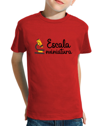 T-shirt bambino manica corta scala in miniatura