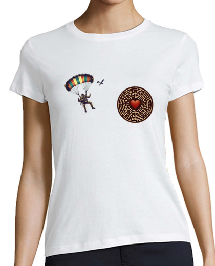 Image of parachutist diana heart