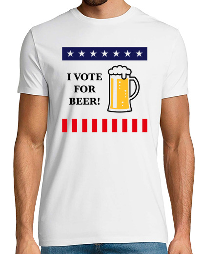 Image of I Vote For Beer - USA Election - 4C