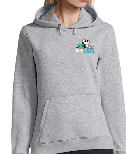 Sweat-shirt À Capuche Pour Femme Snoopy Stay Cool