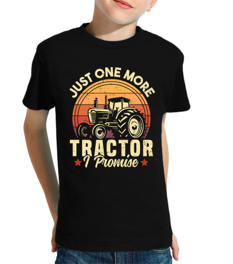 Tee Shirt Pour Enfant Manche Courte juste un autre tracteur je promets de c