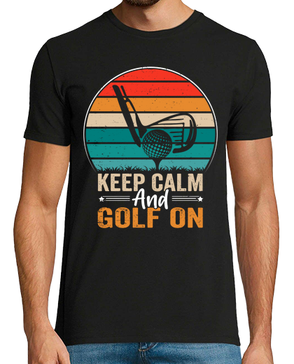 Image of Vintage Sunset Keep Calm And Golf On