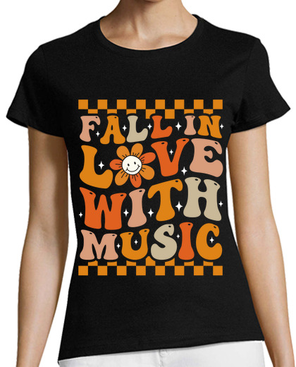 Image of Groovy Fall In Love With Music Lover