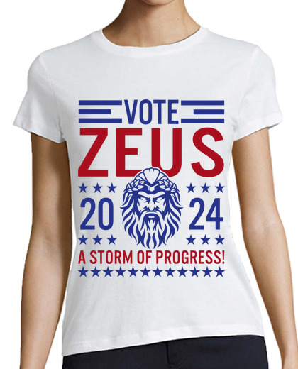 Image of Vote For Zeus 2024 Funny Greek Mytholog