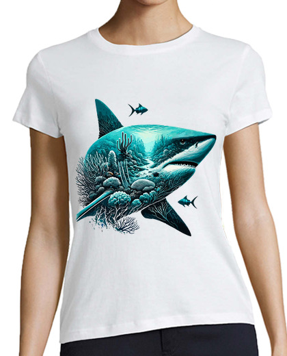 Image of Shark Lover Artistic Ocean Landscape