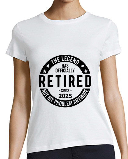 Tee Shirt Femme Classique Manches Courtes retraité en 2025 ce n39est plus mon pro