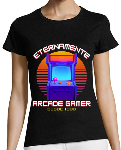 Image of eternally arcade gamer retro video game arcade machine
