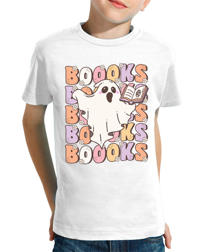 Tee Shirt Pour Enfant Manche Courte livres de lecture groovy sur les fantôm