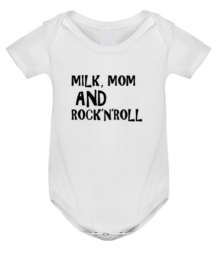 Body neonato latte, mamma e rock'n'roll / be