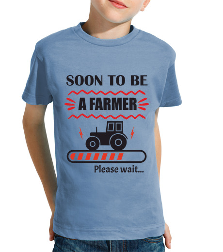 Tee Shirt Pour Enfant Manche Courte Soon to be a farmer bientôt agriculteur