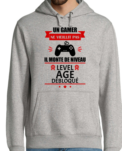 Sweat-shirt À Capuche Pour Homme Gamer, cadeau anniversaire gameur