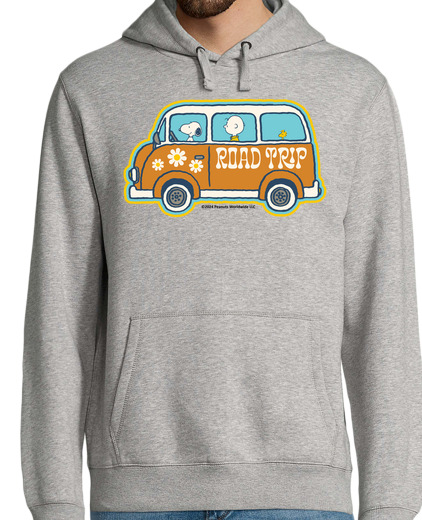 Sweat-shirt À Capuche Pour Homme Snoopy Roadtrip