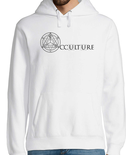 Image of double-sided black occulture sweatshirt man