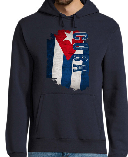 Sweat-shirt À Capuche Pour Homme drapeau de Cuba fierté cubaine