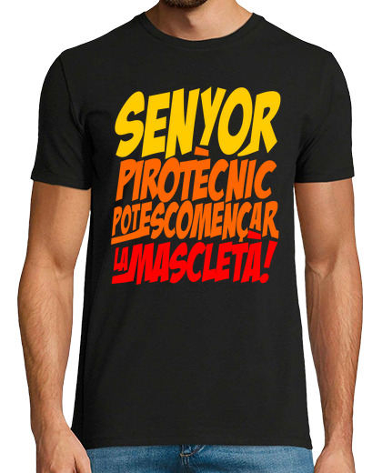 Image of senyor pirotècnic pot escomençar la mas