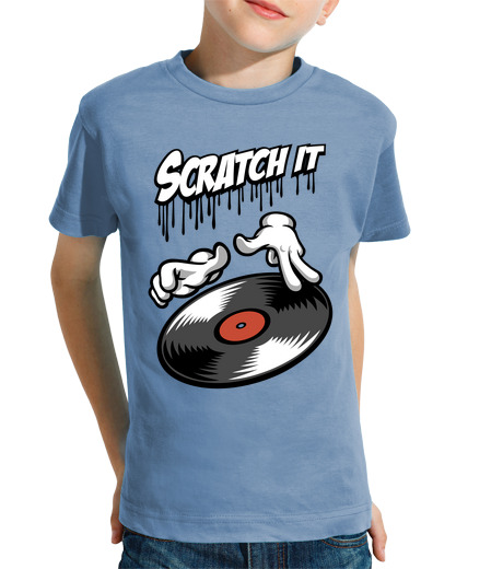 Tee Shirt Pour Enfant Manche Courte Scratch it