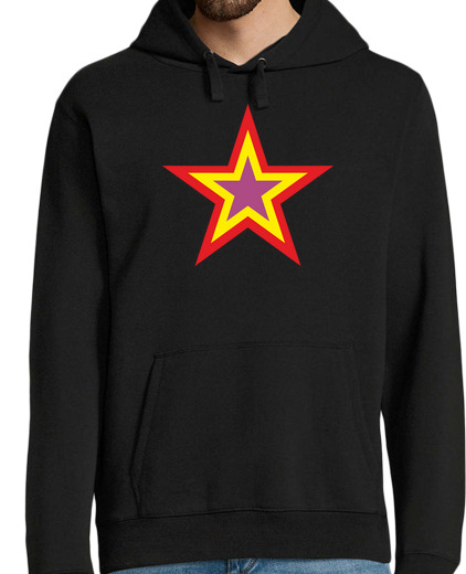 Sweat-shirt À Capuche Pour Homme république star (garçon de sweat)