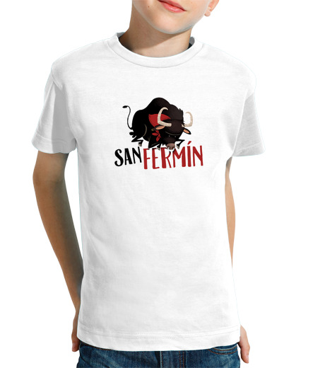 T-shirt bambino manica corta San Fermin Bull