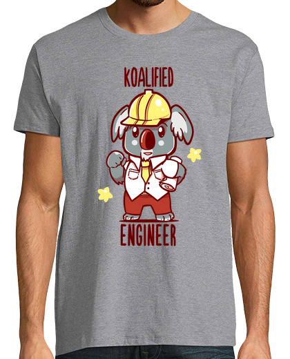 Image of koalified engineer - koala animal pun - mens shirt