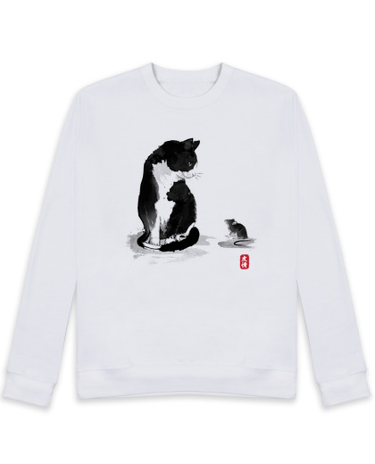 Sweat Unisexe le chat et la petite souris