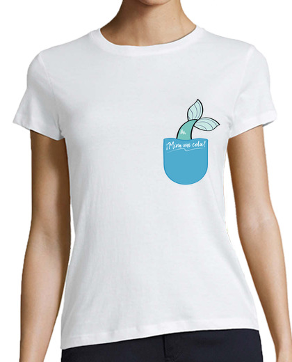 Tee Shirt Femme Classique Manches Courtes Regarde ma queue!