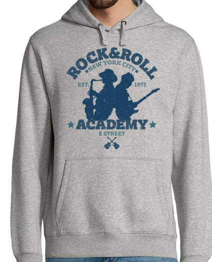 Sweat-shirt À Capuche Pour Homme Académie de rock amp roll