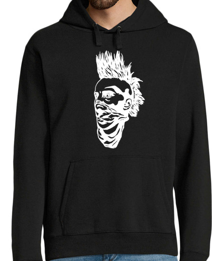 Sweat-shirt À Capuche Pour Homme punk garçon inverse