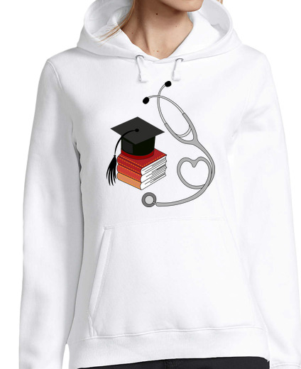 Sweat-shirt À Capuche Pour Femme diplôme de médecine