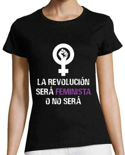 Image of feminist revolution (dark background)