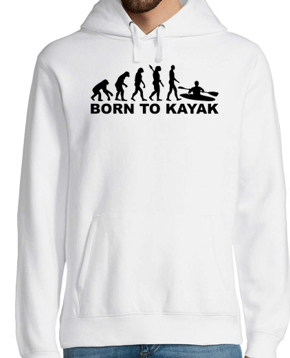 Sweat-shirt À Capuche Pour Homme évolution née en kayak