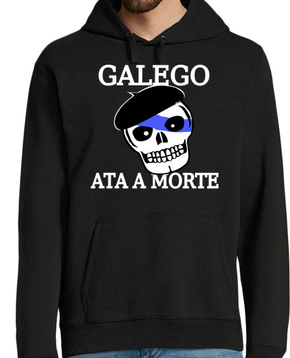 Sweat-shirt À Capuche Pour Homme Galego s39attache à la mort