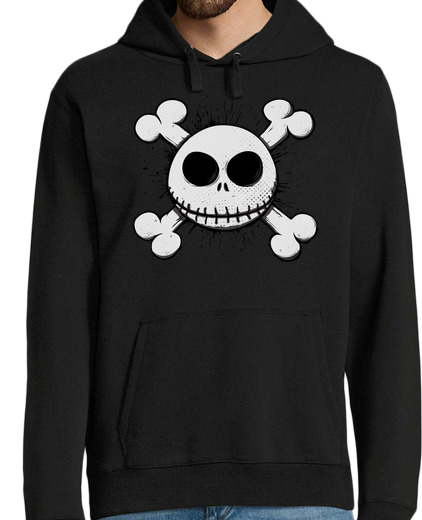 Sweat-shirt À Capuche Pour Homme crâne de jack