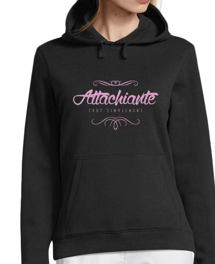 Sweat-shirt À Capuche Pour Femme Attachiante