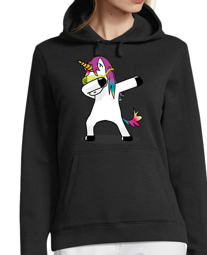 Sweat-shirt À Capuche Pour Femme licorne