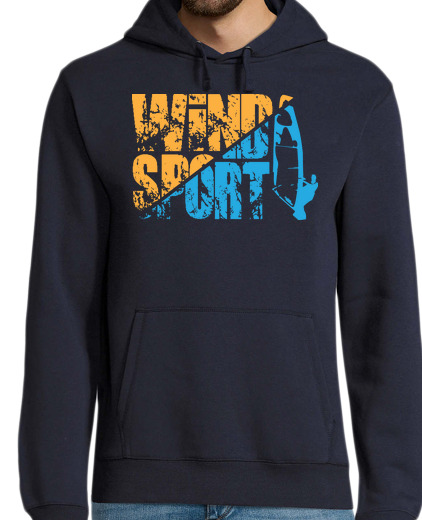 Sweat-shirt À Capuche Pour Homme planche a voile sailboard windsport