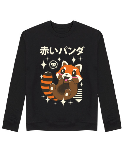 Sweat Unisexe panda rouge kawaii