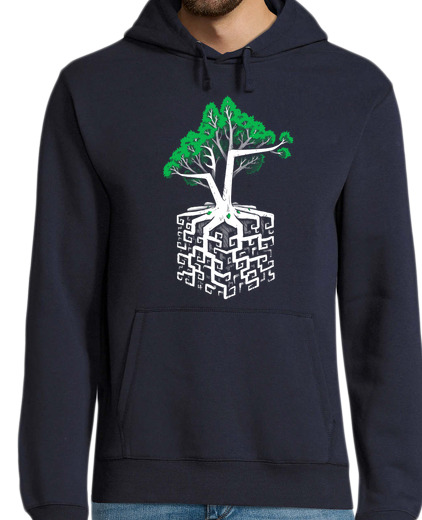 Sweat-shirt À Capuche Pour Homme Racine Cubique - Cube Root