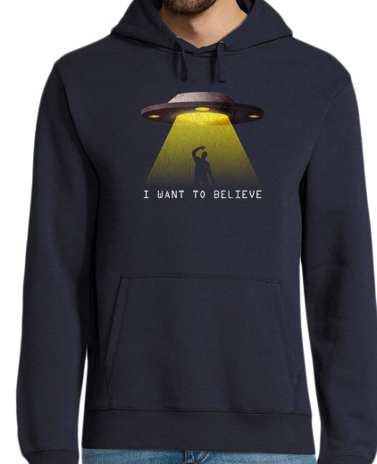 Sweat-shirt À Capuche Pour Homme I Want to Believe