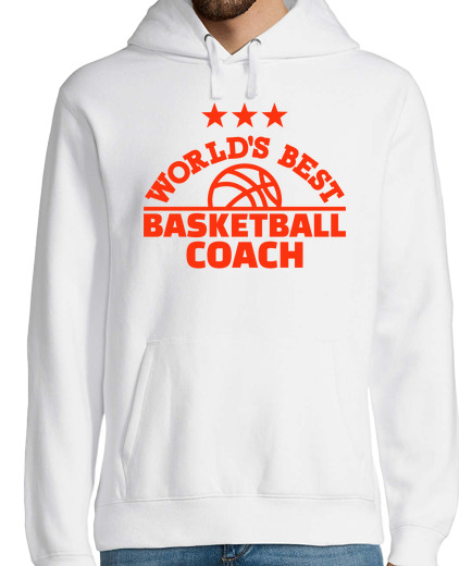 Sudadera Con Capucha Para Hombre el mejor entrenador de baloncesto del m laTostadora