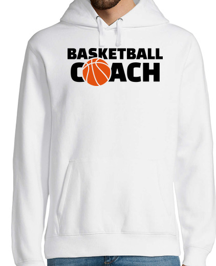 Sweat-shirt À Capuche Pour Homme entraîneur de basket-ball