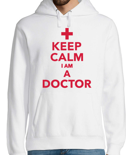 Sweat-shirt À Capuche Pour Homme reste calme je suis docteur