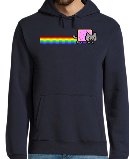 Sweat-shirt À Capuche Pour Homme nyan chat