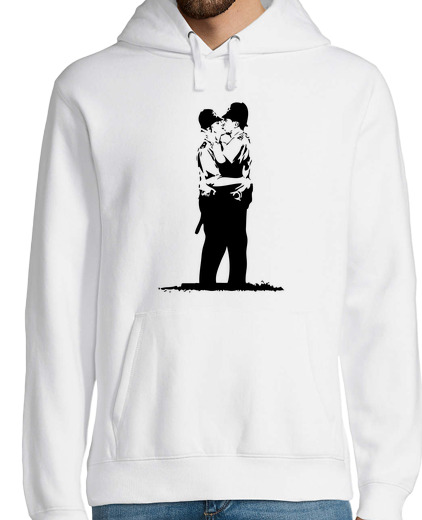 Sweat-shirt À Capuche Pour Homme banksy