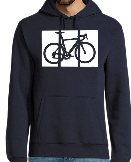 Sudadera Con Capucha Para Hombre Bici siluet laTostadora