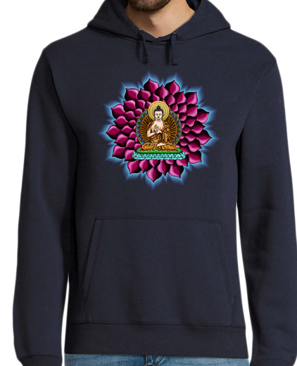 Sweat-shirt À Capuche Pour Homme Bouddha