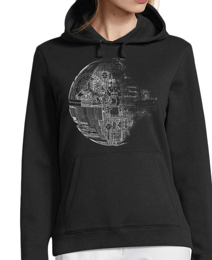 Sweat-shirt À Capuche Pour Femme estr elle de la mort grey