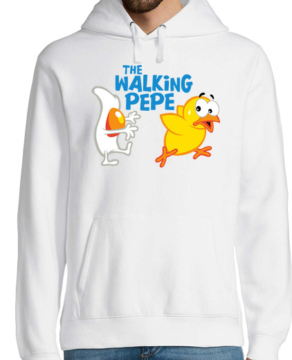 Sweat-shirt À Capuche Pour Homme la marche pepe - poussin et oeuf