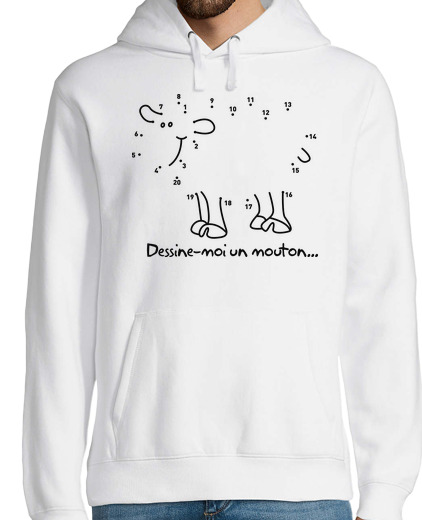 Sweat-shirt À Capuche Pour Homme Dessine moi un mouton - le petit prince