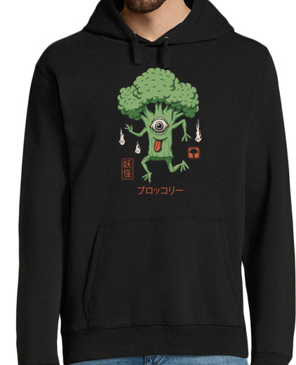 Sweat-shirt À Capuche Pour Homme brocoli yokai